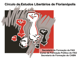 Slide 1 - Coletivo Anarquista Bandeira Negra