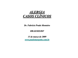 Casos Clínicos: Alergia - Paulo Roberto Margotto