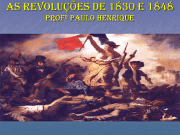 Revoltas Liberais na Europa no seculo XIX