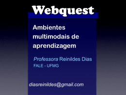 WebQuest - Reinildes