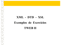 Exemplos XML - PUC-Rio