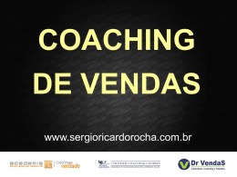 Coaching de Vendas - Sergio Ricardo Rocha
