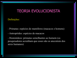 TEORIA EVOLUCIONISTA