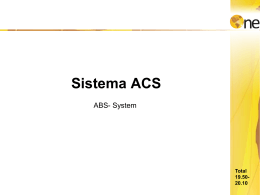 O Sistema ACS