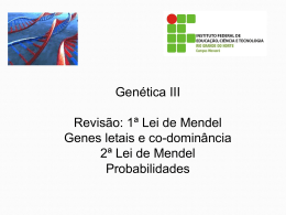 Genética III 2012
