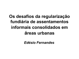 Edésio Fernandes.