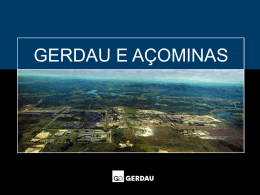 Gerdau em Minas Gerais