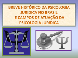 Psicologia Jurídica - Aula 01 Slide