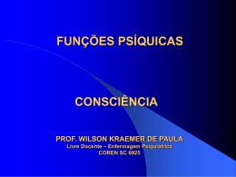 CONSCIÊNCIA - Wilson Kraemer de Paula