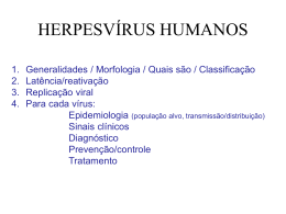 Aula 3 - Herpesvírus Humanos