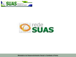 Rede SUAS - Portal do Software Público Brasileiro