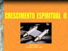 Crescimento Espiritual II - Bem vindo a www.neemias.info