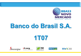 1T07 - Banco do Brasil