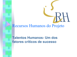 Recursos Humanos do Projeto