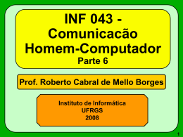INF 043 - Comunicacão Homem