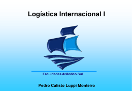 Logística Internacional Unidade IV