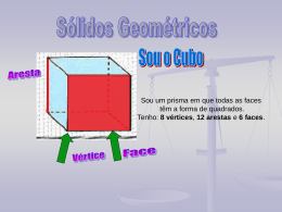 Características dos sólidos geométricos