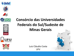 Consórcio das Universidades Federais do Sul/Sudeste de Minas