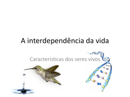 1EM - A interdependência da vida - Colégio Passionista São Paulo