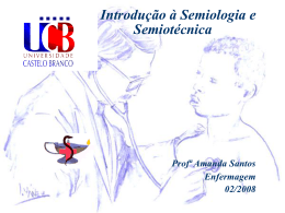 Introdução à Semiologia - Universidade Castelo Branco