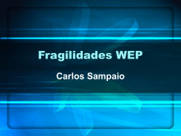 Fragilidades WEP
