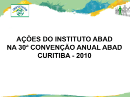 Slide 1 - Instituto ABAD