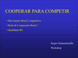 Cooperar para Competir - Movimento Brasil Competitivo