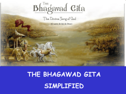 Bhagavad Gita - Ensino Religioso
