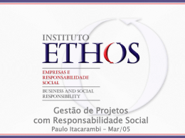 Missão - Instituto Ethos