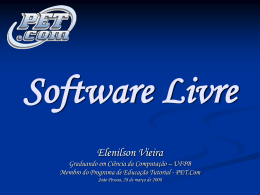 Software Livre, a revolução!