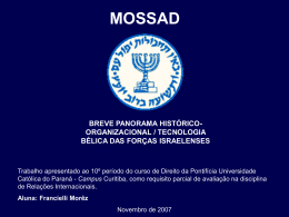 mossad - IBEI - Instituto Brasileiro de Estudos Islâmicos