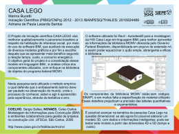 CASA LEGO Marina Buzetti Tipo de Bolsa/Agência de