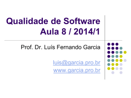 PSP/TSP - Prof. Dr. Luis Fernando Garcia