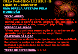 igreja evangélica sos jesus - eb lição 12 – 28/05/2012 uma igreja