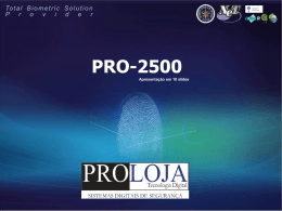 PRO-2500 - Proloja Tecnologia Digital