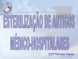 Esterilização de artigos médico-hospitalares