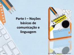 Capítulo 2 – Variação linguística e registro