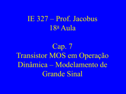 Capítulo 7 - Transistor MOS em Operação Dinâmica