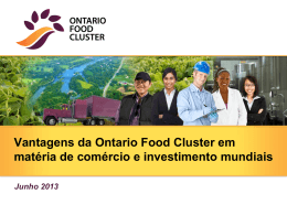 The Ontario Food Cluster