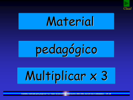 Tabuada de multiplicar (x3)
