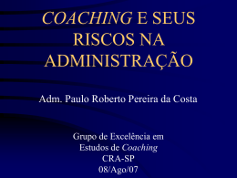 Coaching - prp_Coaching® - Executivo, Empresarial, Foco em