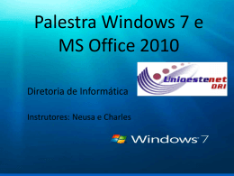 Palestra Windows 7 e MS Office 2010