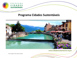 Slide 1 - Programa Cidades Sustentáveis