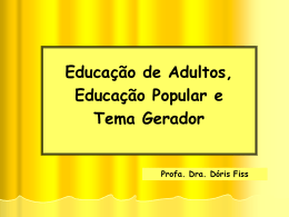 Educação de Adultos no Brasil