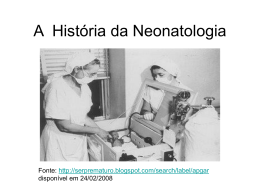 A História da Neonatologia - Universidade Castelo Branco