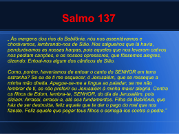 aula sobre o SALMO 137 com Gerson Brisola