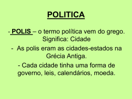 POLITICA - humanidades.net.br