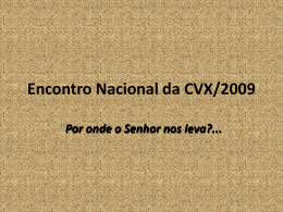 Encontro Nacional da CVX/2009