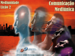 1. Mediunidade - United States Spiritist Council