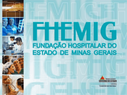 Apresentação FHEMIG - Portal de Compras do Estado de Minas